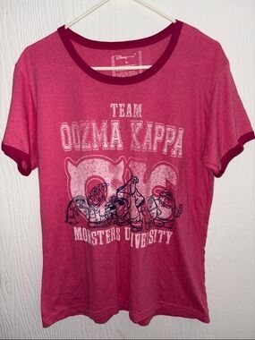 Disney XL Pink Team Oozma Kappa Monsters University Tee